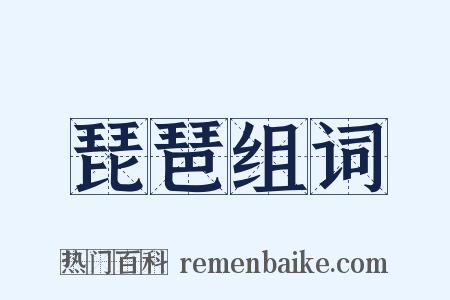 琵琶组词是什么意思的图片